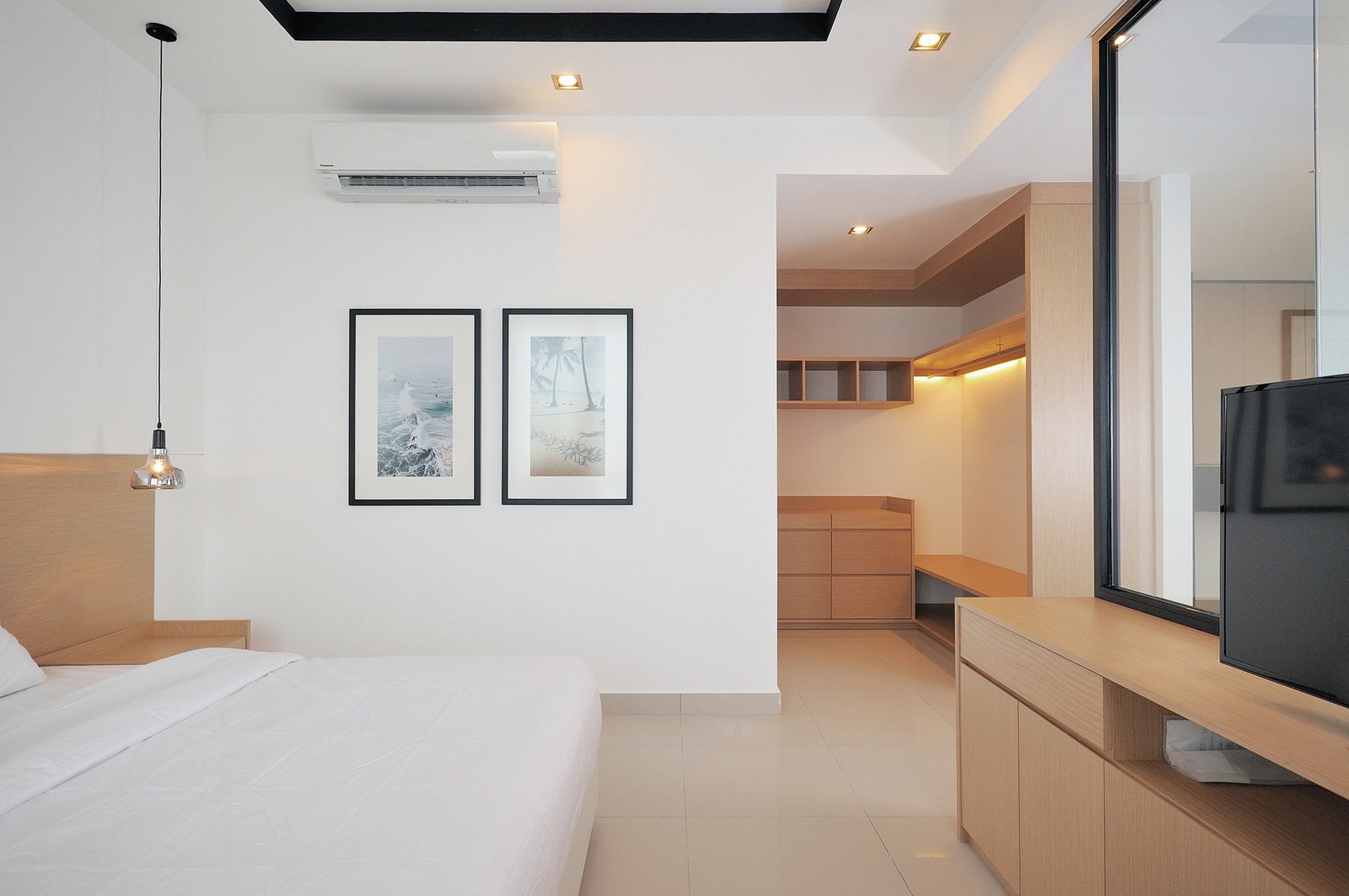 Interior Design Summerton Condominium Penang Malaysia Master Bedroom Design v4 Vault Design Lab